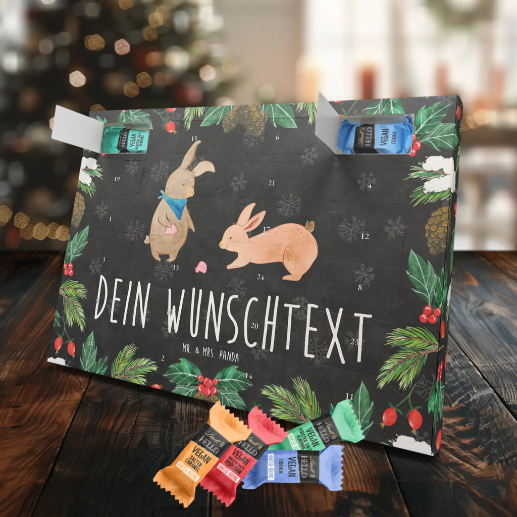 Personalisierter veganer Adventskalender Hasen Muschel Personalisierter veganer Adventskalender, Familie, Vatertag, Muttertag, Bruder, Schwester, Mama, Papa, Oma, Opa, Hasen, beste Freundin, Freundin, Freundinnen, best friends, BFF, Muscheln sammeln, Muscheln, Meer