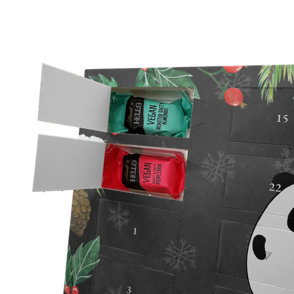 Personalisierter veganer Adventskalender Panda Geburtstag Personalisierter veganer Adventskalender