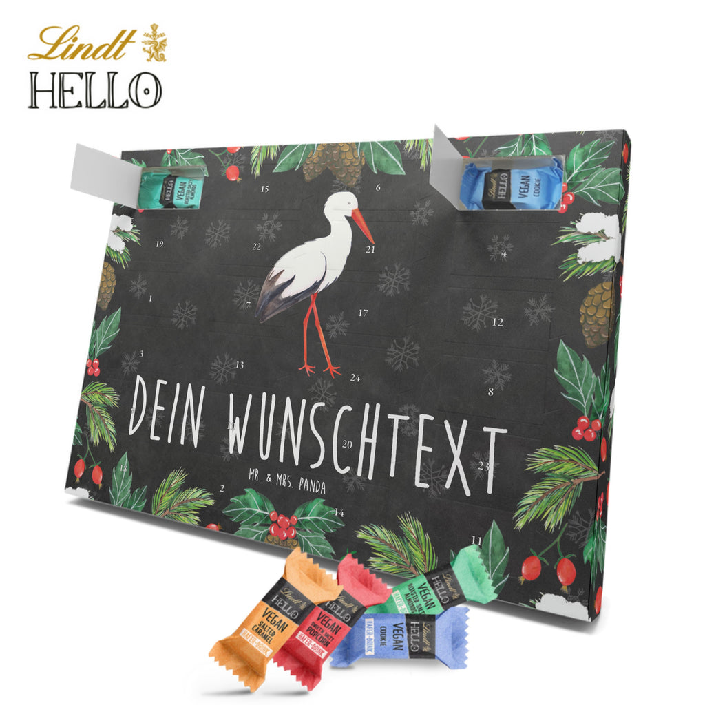 Personalisierter veganer Adventskalender Storch Personalisierter veganer Adventskalender, Tiermotive, Gute Laune, lustige Sprüche, Tiere, Storch, Störche, Schwangerschaft, Geburt, Mutter, Mütter, Mutter werden, Schwanger, Babybauch, Baby