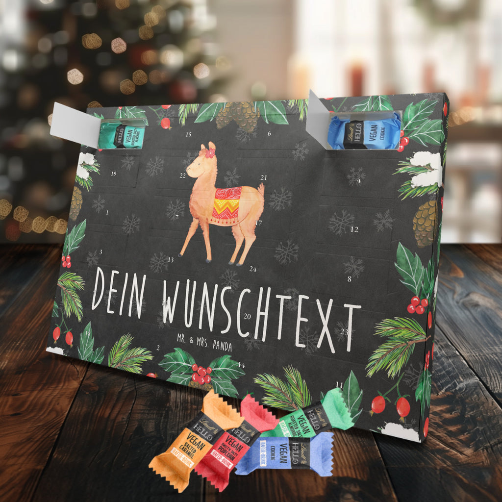 Personalisierter veganer Adventskalender Alpaka Stolz Personalisierter veganer Adventskalender, Alpaka, Lama