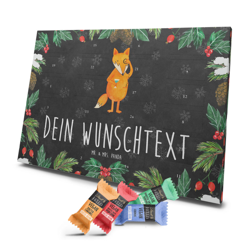 Personalisierter veganer Adventskalender Fuchs Lord Personalisierter veganer Adventskalender, Fuchs, Füchse, tröstende Worte, Spruch lustig, Liebeskummer Geschenk, Motivation Spruch, Problemlösung