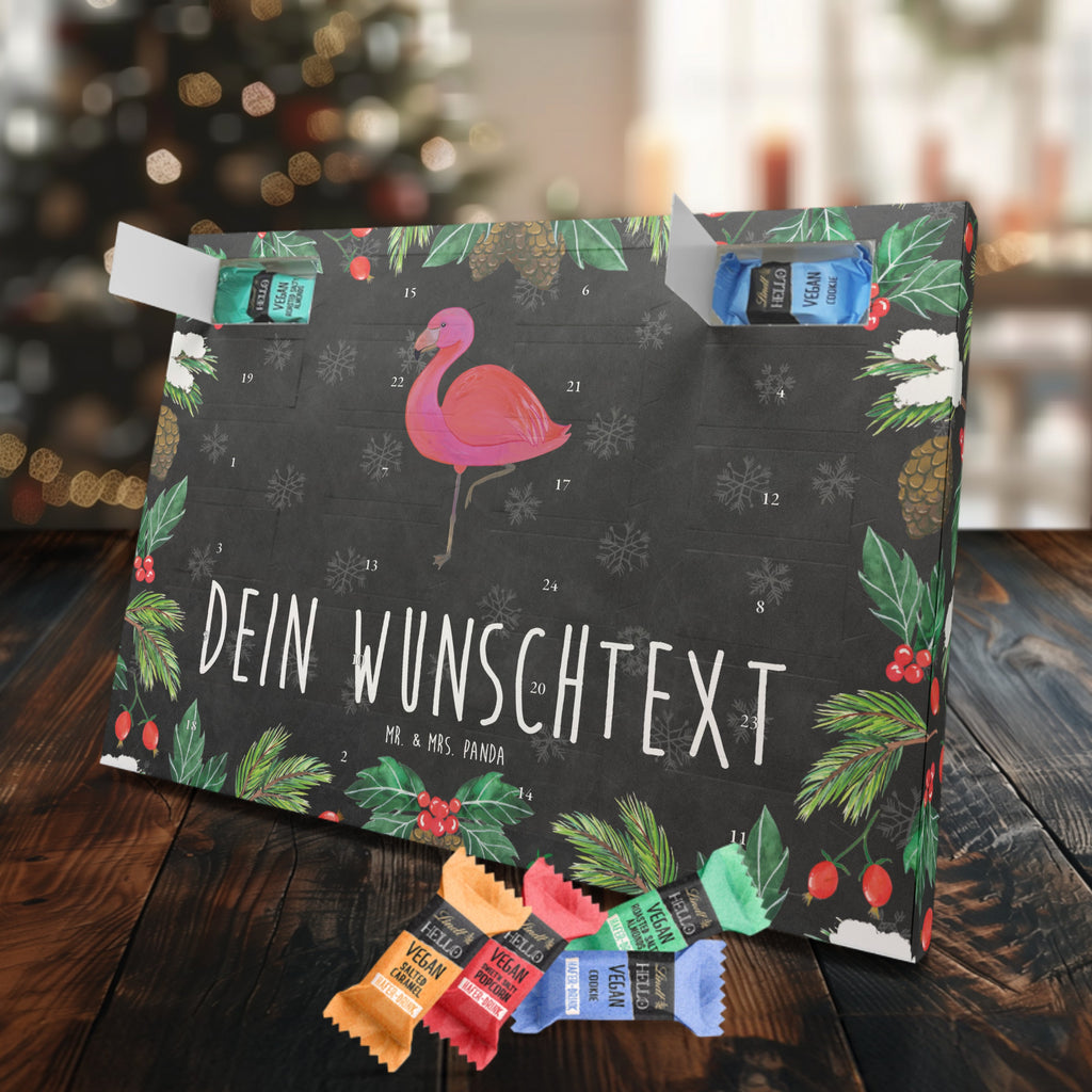 Personalisierter veganer Adventskalender Flamingo Classic Personalisierter veganer Adventskalender, Flamingo, Einzigartig, Selbstliebe, Stolz, ich, für mich, Spruch, Freundin, Freundinnen, Außenseiter, Sohn, Tochter, Geschwister