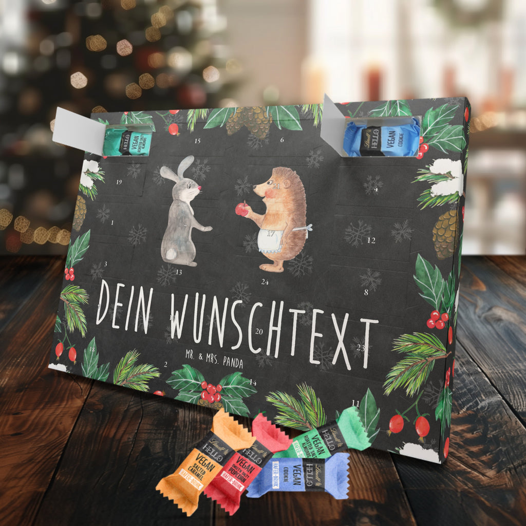 Personalisierter veganer Adventskalender Hase Igel Personalisierter veganer Adventskalender, Tiermotive, Gute Laune, lustige Sprüche, Tiere, Igel und Hase, Igel, Hase, Liebe Spruch, Liebeskummer Geschenk, Herzschmerz, Trösten, Trennungsschmerz, Spruch romantisch