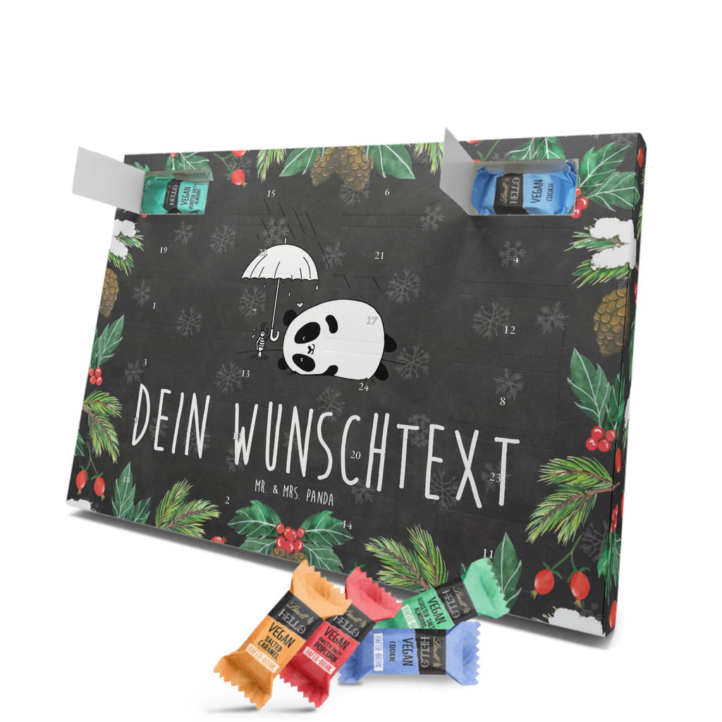 Personalisierter veganer Adventskalender Panda Freundschaft Personalisierter veganer Adventskalender