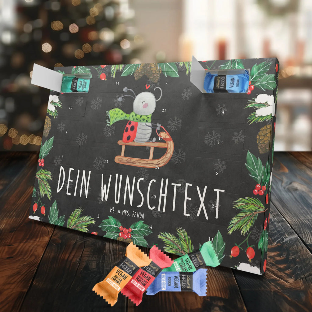 Personalisierter veganer Adventskalender Smörle Rodeln Personalisierter veganer Adventskalender, Winter, Weihnachten, Weihnachtsdeko, Nikolaus, Advent, Heiligabend, Wintermotiv, Schlittenfahren, Smörle, Marzipan