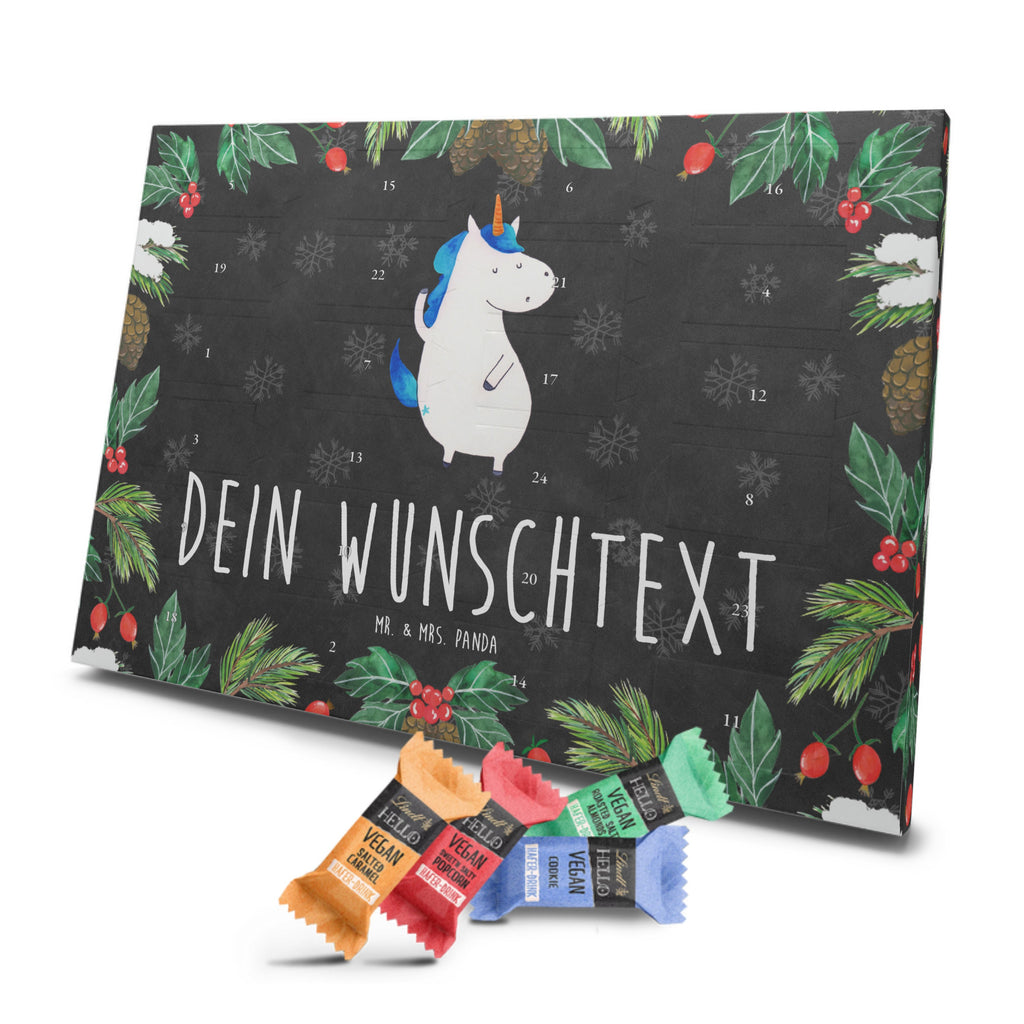 Personalisierter veganer Adventskalender Einhorn Mann Personalisierter veganer Adventskalender, Einhorn, Einhörner, Einhorn Deko, Pegasus, Unicorn, cool, Mann, Freundin, Familie, bester Freund, BFF, Party, hübsch, beste