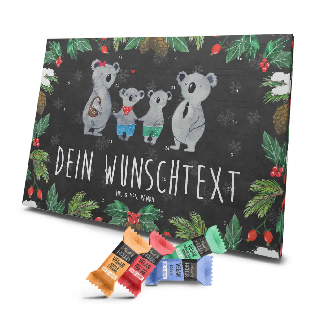 Personalisierter veganer Adventskalender Koala Familie zwei Personalisierter veganer Adventskalender, Familie, Vatertag, Muttertag, Bruder, Schwester, Mama, Papa, Oma, Opa, Koala, Koalabär, beste Familie, Familienzeit, Familienleben, Koalafamilie, Lieblingsfamilie