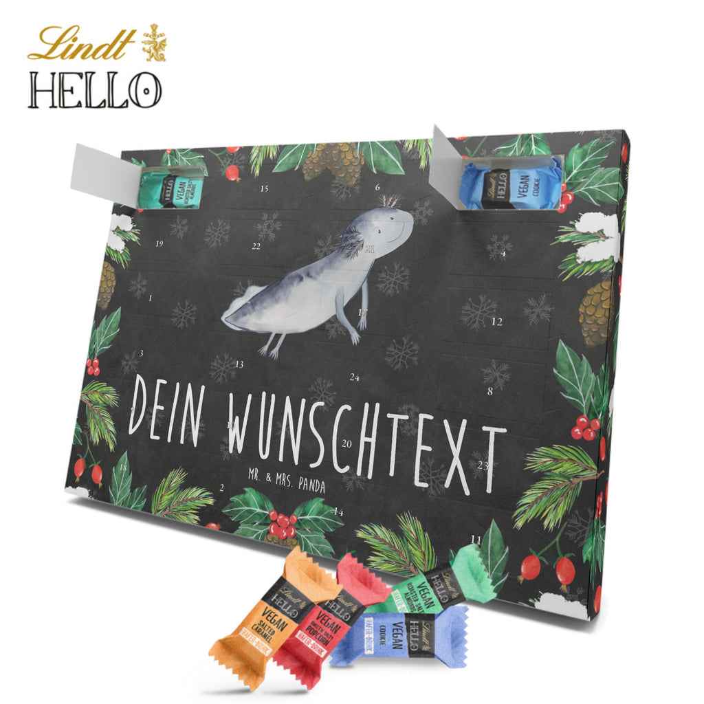 Personalisierter veganer Adventskalender Axolotl Schwimmen Personalisierter veganer Adventskalender, Axolotl, Molch, Axolot, Schwanzlurch, Lurch, Lurche, Problem, Probleme, Lösungen, Motivation