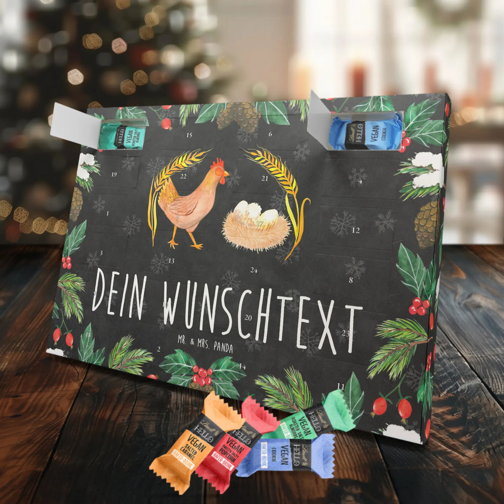 Personalisierter veganer Adventskalender Huhn Stolz Personalisierter veganer Adventskalender, Bauernhof, Hoftiere, Landwirt, Landwirtin, Hahn, Henne, Hühner, Eier, Hof, Landleben, Motivation, Geburt, Magie, Spruch, Schwangerschaft