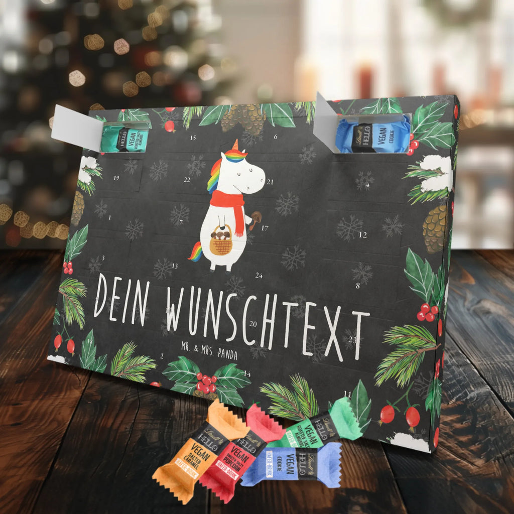 Personalisierter veganer Adventskalender Einhorn Pilz Personalisierter veganer Adventskalender, Einhorn, Einhörner, Einhorn Deko, Pegasus, Unicorn, Pilze, Pilzsammler, Motivation, Spruch, Liebeskummer