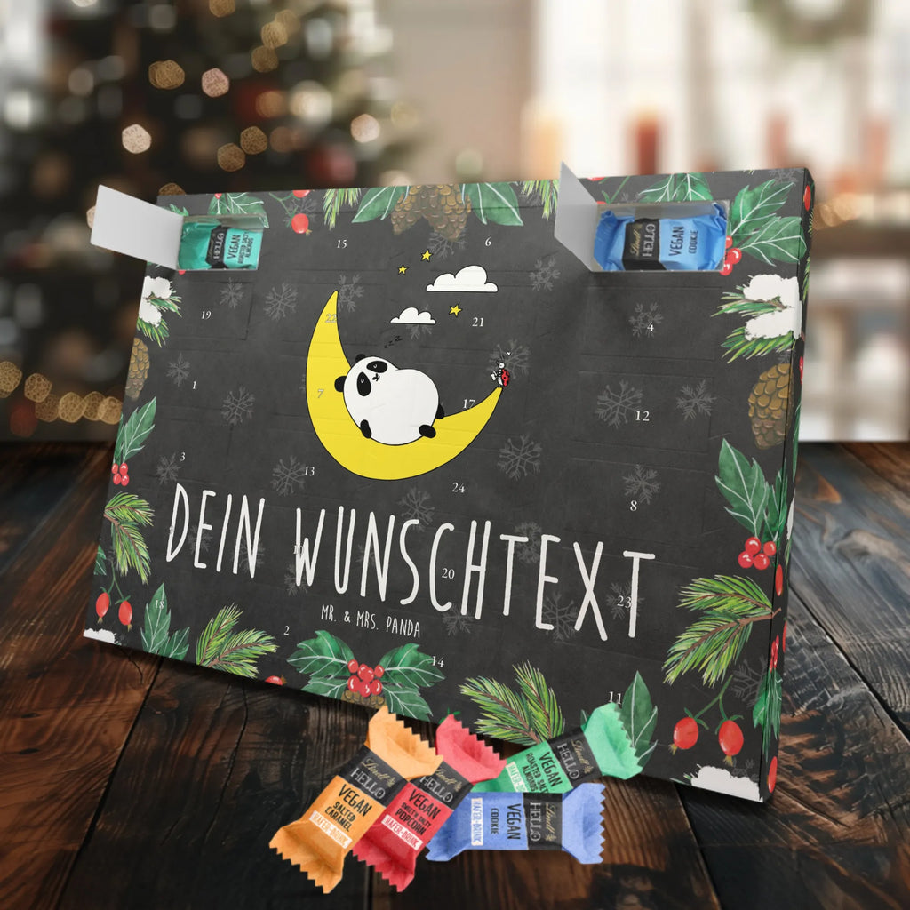 Personalisierter veganer Adventskalender Panda Easy Personalisierter veganer Adventskalender