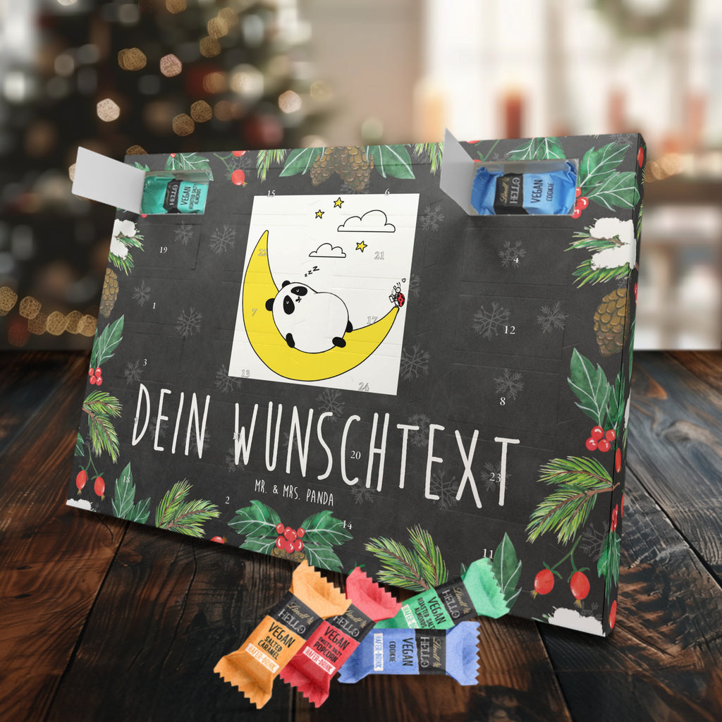 Personalisierter veganer Adventskalender Panda Easy Personalisierter veganer Adventskalender