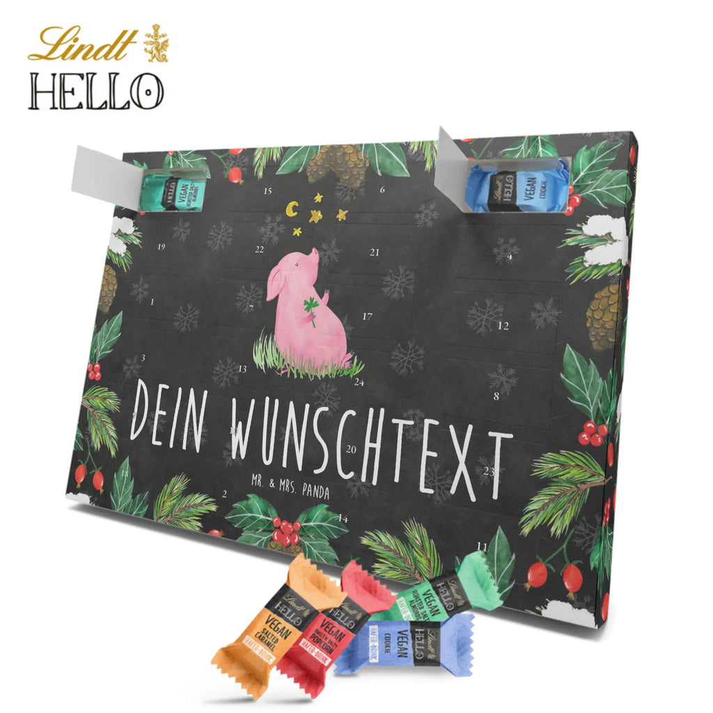 Personalisierter veganer Adventskalender Schwein Glück Personalisierter veganer Adventskalender, Tiermotive, Gute Laune, lustige Sprüche, Tiere, Glücksschwein. Glück, Schwein, Schweinchen, Sterne, Sernchen, Ziele, Träume, Motivation, Glücksbringer