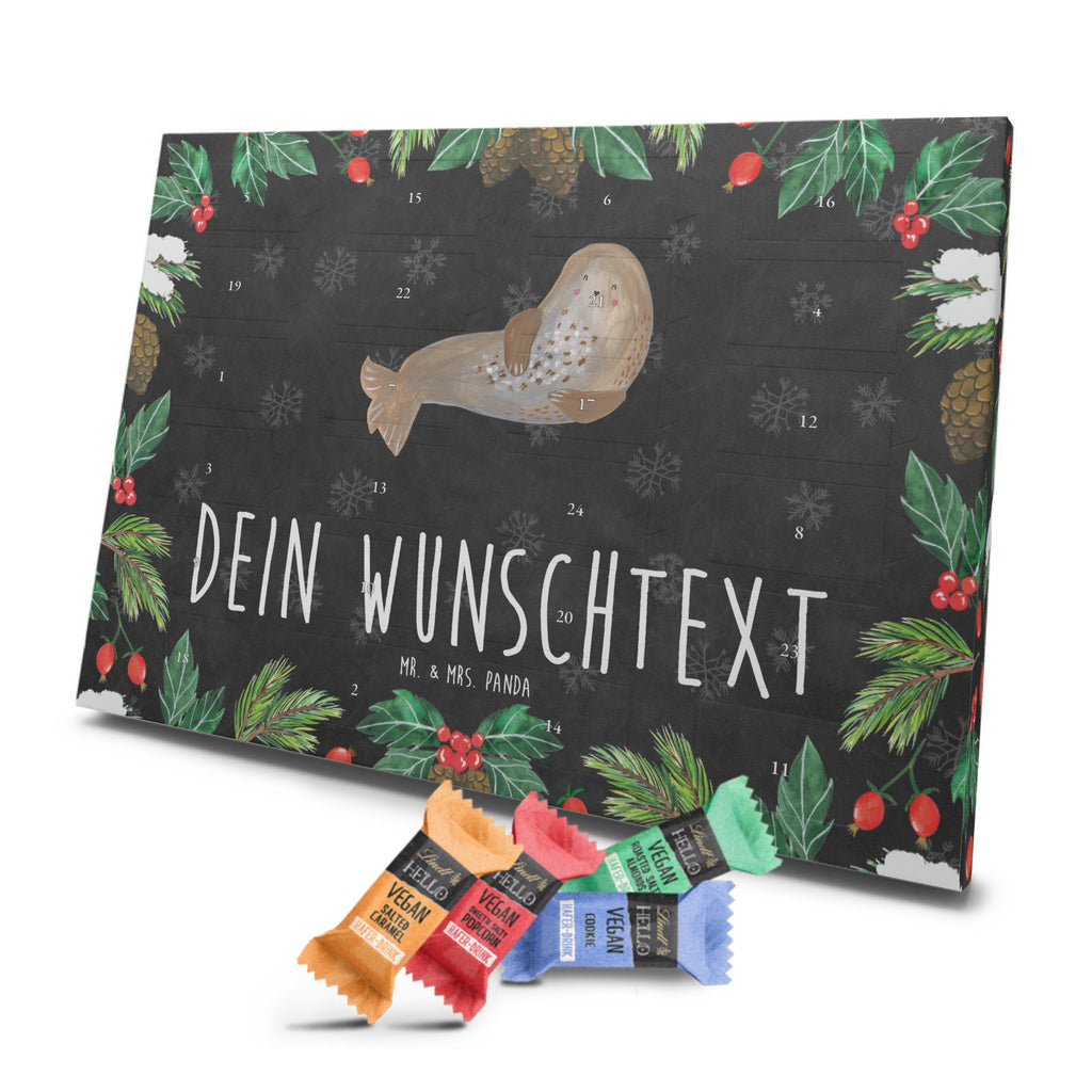 Personalisierter veganer Adventskalender Robbe Lachen Personalisierter veganer Adventskalender, Tiermotive, Gute Laune, lustige Sprüche, Tiere, Robbe, Robben, Seehund, Strand, Meerestier, Ostsee, Nordsee