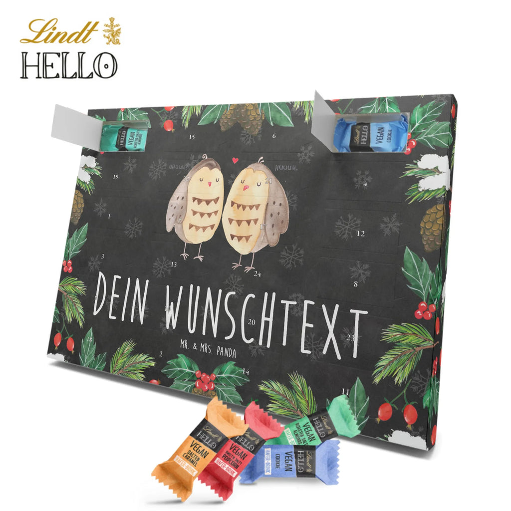 Personalisierter veganer Adventskalender Eulen Liebe Personalisierter veganer Adventskalender, Eule, Eule Deko, Liebe, Hochzeit Spruch, Owl, All you need is love, Liebe Spruch, Freundin Geschenk, Freund, Wortspiel lustig