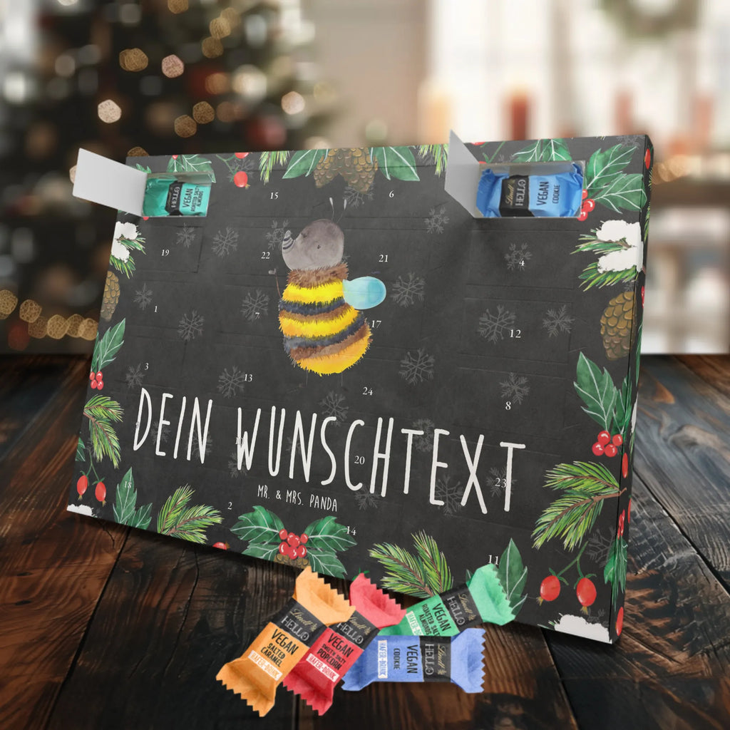 Personalisierter veganer Adventskalender Hummel flauschig Personalisierter veganer Adventskalender, Tiermotive, Gute Laune, lustige Sprüche, Tiere, Hummel, Flauschig, Biene, Blume, Natur