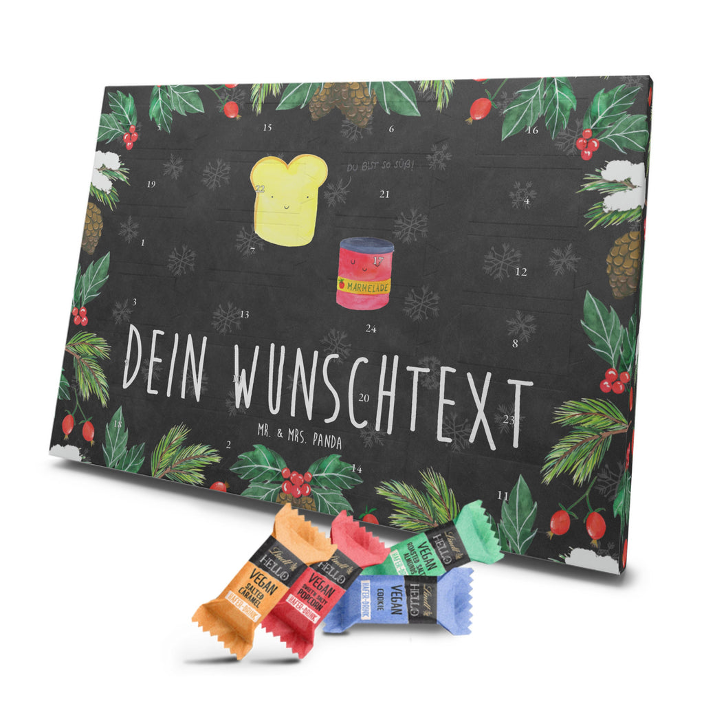 Personalisierter veganer Adventskalender Toast Marmelade Personalisierter veganer Adventskalender, Tiermotive, Gute Laune, lustige Sprüche, Tiere, Toast, Marmelade, Dreamteam, süße Postkarte, süß, Küche Deko, Küche Spruch, Frühstück Einladung, Brot, Toastbrot