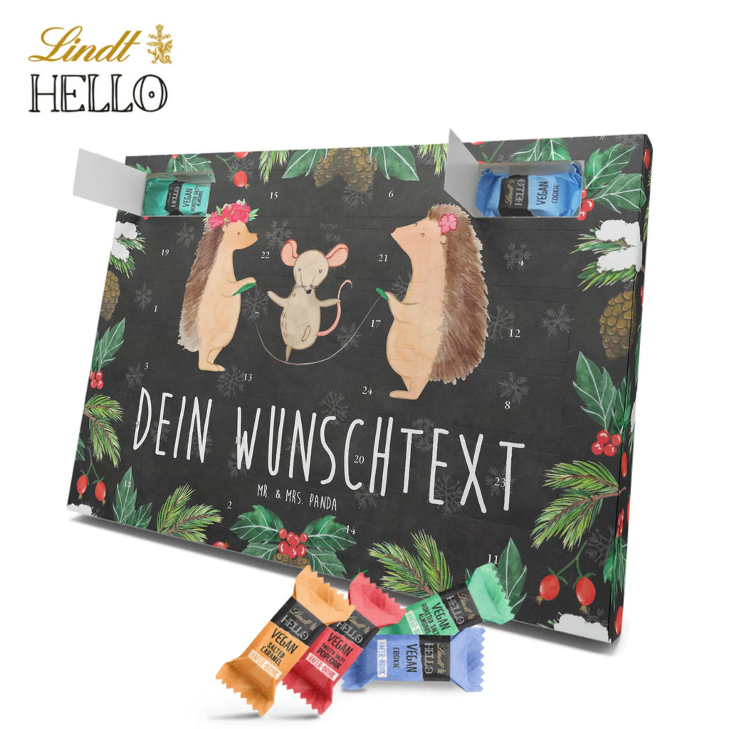 Personalisierter veganer Adventskalender Igel Seilhüpfen Personalisierter veganer Adventskalender, Tiermotive, Gute Laune, lustige Sprüche, Tiere, Igel, Maus, Seilspringen, Seilhüpfen, Kinder, Kindergarten