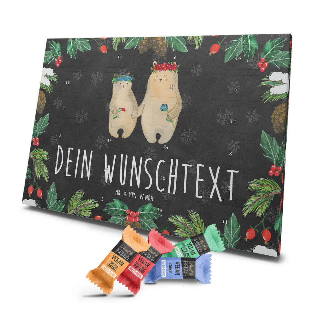 Personalisierter veganer Adventskalender Bären mit Blumenkranz Personalisierter veganer Adventskalender, Familie, Vatertag, Muttertag, Bruder, Schwester, Mama, Papa, Oma, Opa, Bär, Bären, Mutter, Mutti, Mami, Lieblingsmensch, Lieblingsmama, beste Mutter, weltbeste Mama, Geschenk Mama. Muttertag, Tochter, Kind, Kinder, Töchter, Family, Vorbild