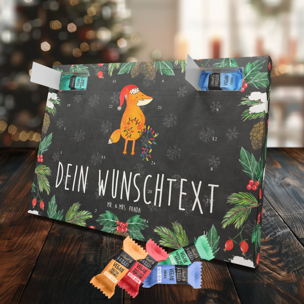 Personalisierter veganer Adventskalender Fuchs Weihnachten Personalisierter veganer Adventskalender, Winter, Weihnachten, Weihnachtsdeko, Nikolaus, Advent, Heiligabend, Wintermotiv, Fuchs, Füchse, Spruch schön, Geschenk Weihnachten, Weihnachtsmann, Weihnachtszeit