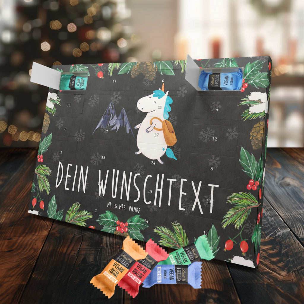 Personalisierter veganer Adventskalender Einhorn Bergsteiger Personalisierter veganer Adventskalender, Einhorn, Einhörner, Einhorn Deko, Pegasus, Unicorn, Bergsteiger, Abenteuer, Berge, Abenteurer, Weltenbummler, Weltreise, Reisen, Urlaub, Entdecker