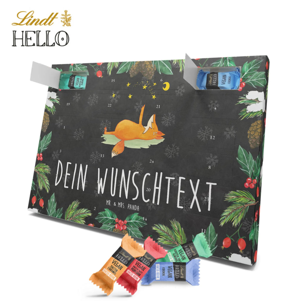 Personalisierter veganer Adventskalender Fuchs Sterne Personalisierter veganer Adventskalender, Fuchs, Füchse, tröstende Worte, Spruch positiv, Spruch schön, Romantik, Always Look on the Bright Side of Life