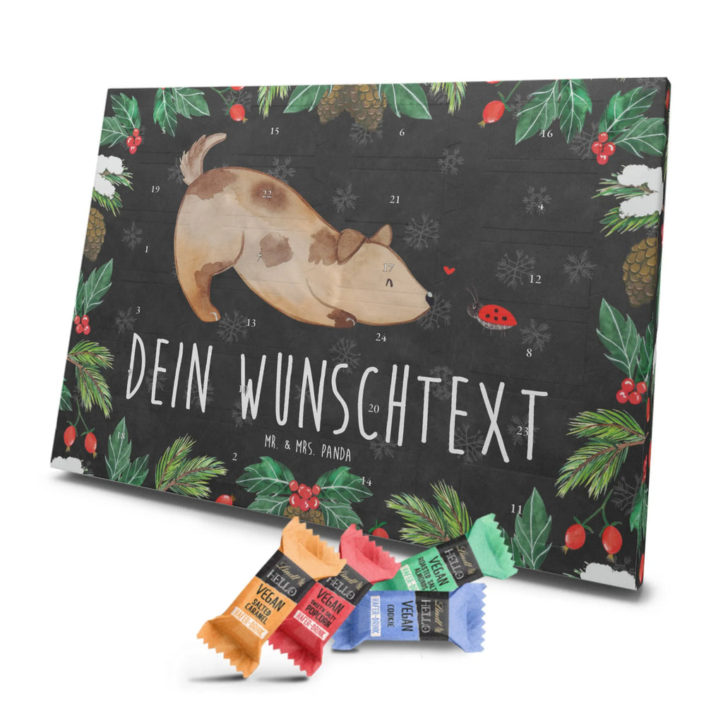 Personalisierter veganer Adventskalender Hund Marienkäfer Personalisierter veganer Adventskalender, Hund, Hundemotiv, Haustier, Hunderasse, Tierliebhaber, Hundebesitzer, Sprüche, Hunde, Hundespruch, Marienkäfer, Mischling, Mischlinghund