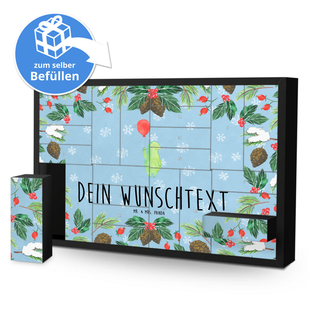 Personalisierter Befüllbarer Adventskalender Schildkröte Luftballon Befüllbarer Adventskalender, Adventskalender zum selbst befüllen, Schildkröte, Schildkröten, Mutausbruch, Motivation, Motivationsspruch