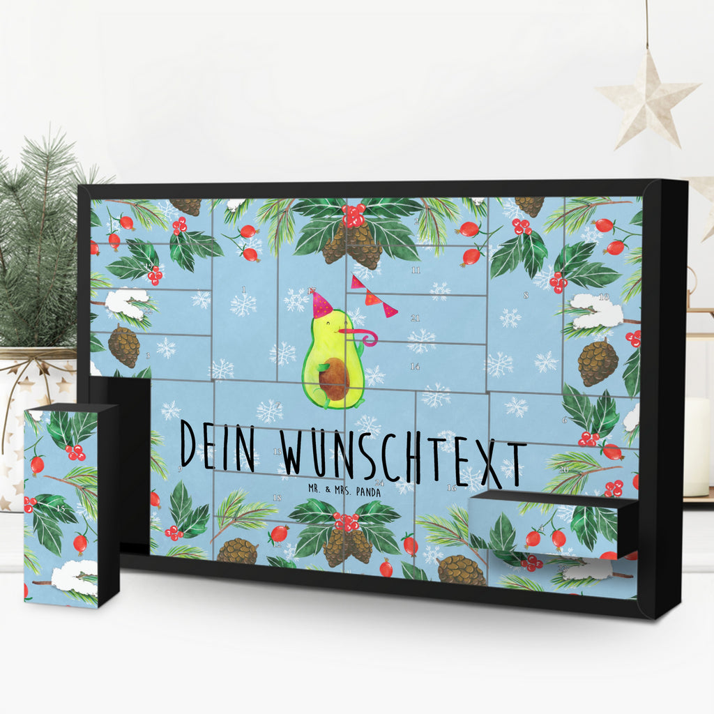 Personalisierter Befüllbarer Adventskalender Avocado Geburtstag Befüllbarer Adventskalender, Adventskalender zum selbst befüllen, Avocado, Veggie, Vegan, Gesund