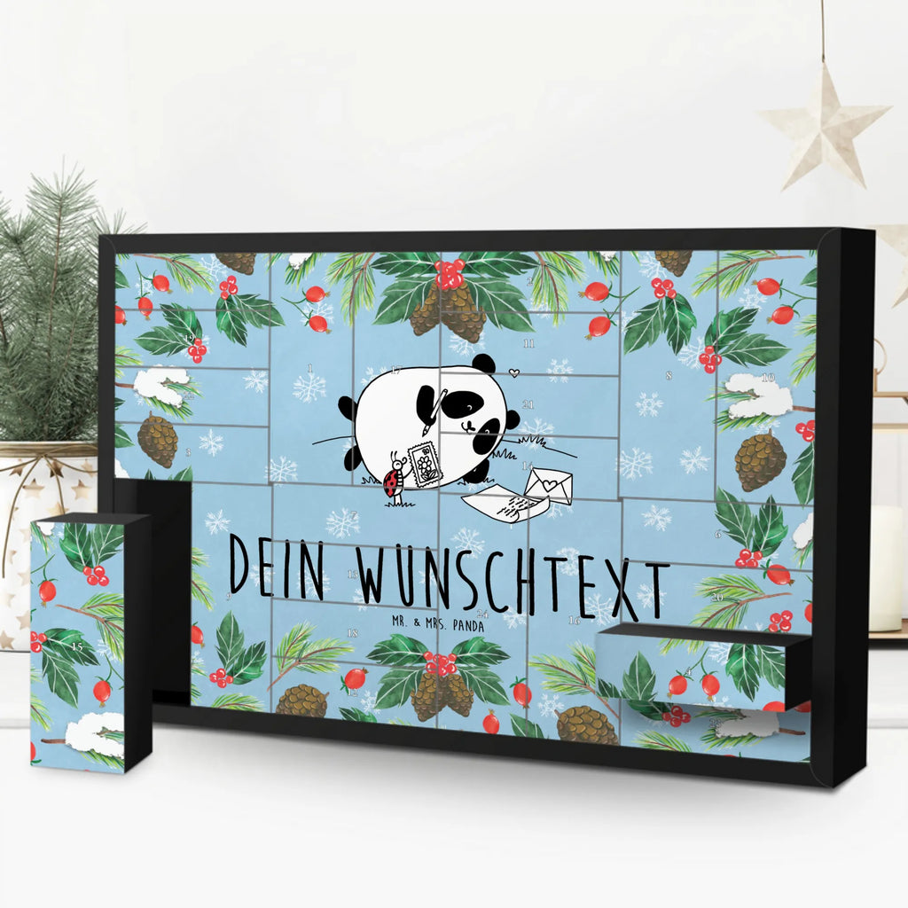 Personalisierter Befüllbarer Adventskalender Panda Vermissen Befüllbarer Adventskalender, Adventskalender zum selbst befüllen