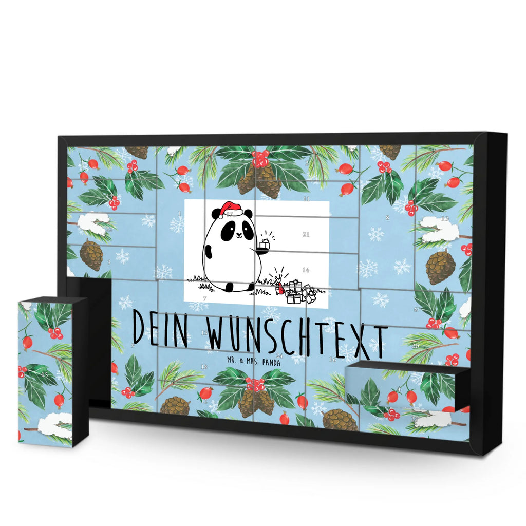 Personalisierter Befüllbarer Adventskalender Panda Weihnachtsgeschenk Befüllbarer Adventskalender, Adventskalender zum selbst befüllen