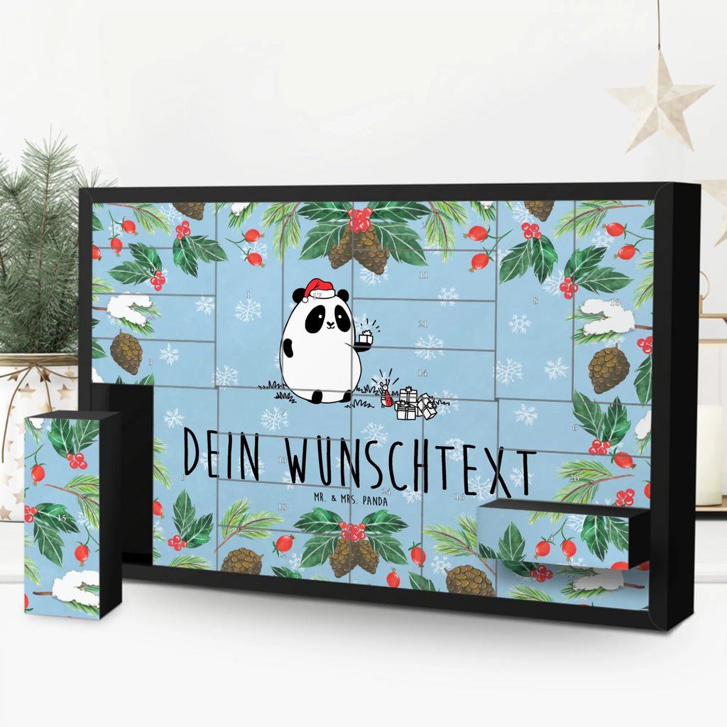 Personalisierter Befüllbarer Adventskalender Panda Weihnachtsgeschenk Befüllbarer Adventskalender, Adventskalender zum selbst befüllen