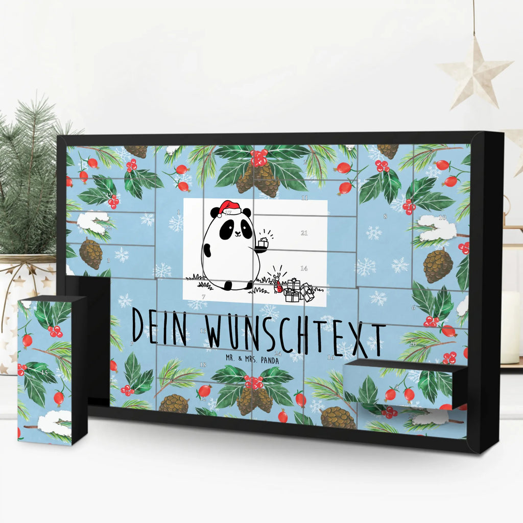 Personalisierter Befüllbarer Adventskalender Panda Weihnachtsgeschenk Befüllbarer Adventskalender, Adventskalender zum selbst befüllen