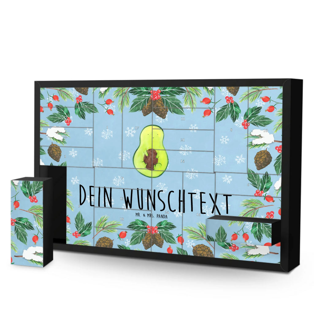 Personalisierter Befüllbarer Adventskalender Avocado Kern Befüllbarer Adventskalender, Adventskalender zum selbst befüllen, Avocado, Veggie, Vegan, Gesund, Avokado, Avocadokern, Kern, Pflanze, Spruch Leben