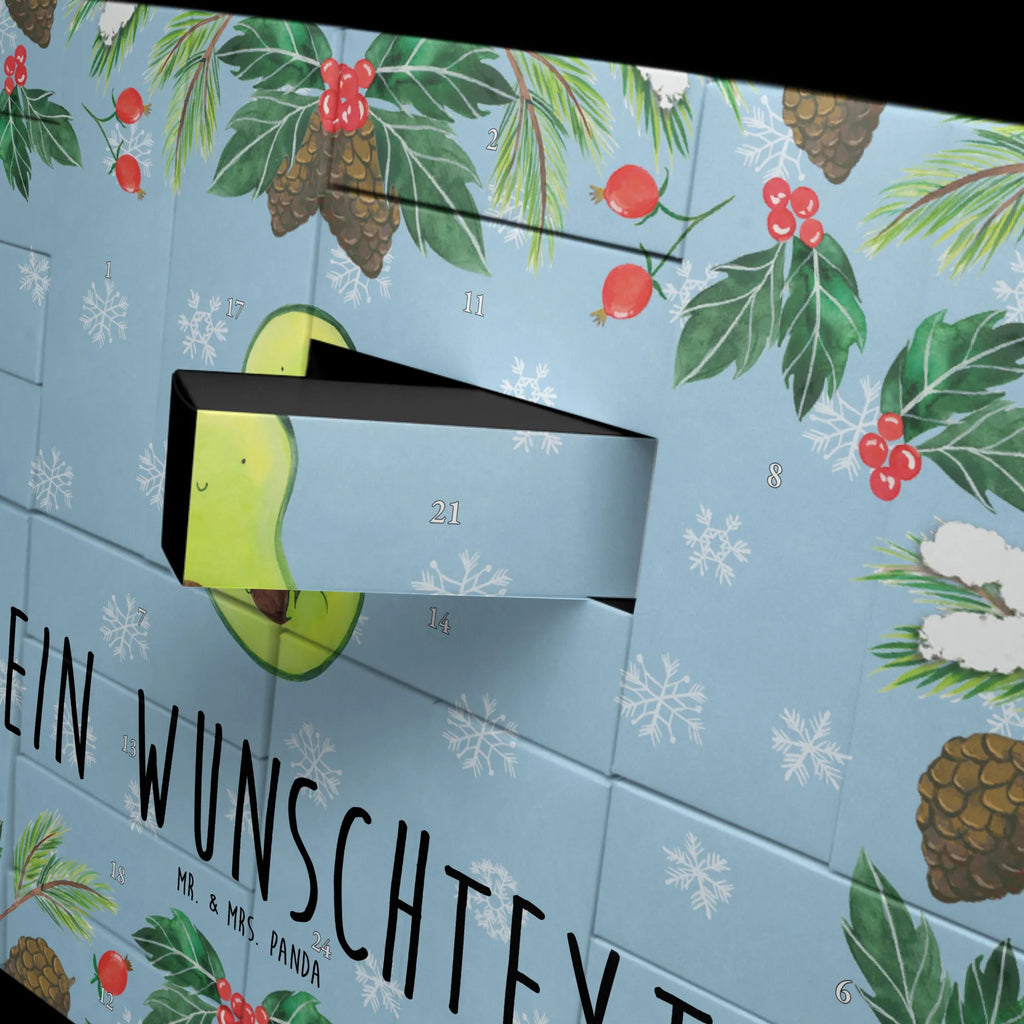 Personalisierter Befüllbarer Adventskalender Avocado Kern Befüllbarer Adventskalender, Adventskalender zum selbst befüllen, Avocado, Veggie, Vegan, Gesund, Avokado, Avocadokern, Kern, Pflanze, Spruch Leben