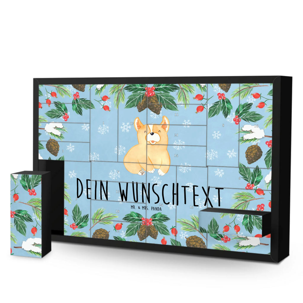 Personalisierter Befüllbarer Adventskalender Corgie Befüllbarer Adventskalender, Adventskalender zum selbst befüllen, Hund, Hundemotiv, Haustier, Hunderasse, Tierliebhaber, Hundebesitzer, Sprüche, Corgie, Welsh Corgie Pembroke, britisch, Motivation, Spruch, Hundespruch, Lebensfreude