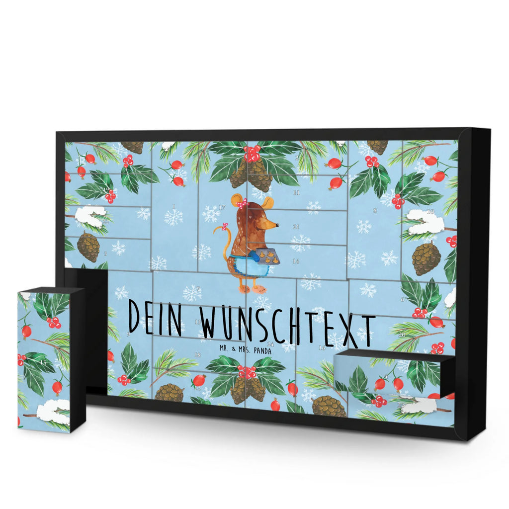 Personalisierter Befüllbarer Adventskalender Maus Kekse Befüllbarer Adventskalender, Adventskalender zum selbst befüllen, Winter, Weihnachten, Weihnachtsdeko, Nikolaus, Advent, Heiligabend, Wintermotiv, Maus, Kekse, backen, Weihnachtskekse, Plätzchen, Weihnachtsbäckerei, Chaosqueen