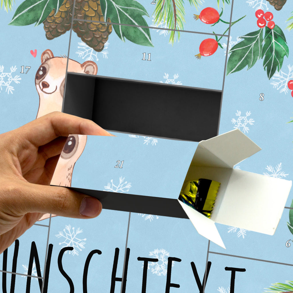 Personalisierter Befüllbarer Adventskalender Plumplori Glücklich Befüllbarer Adventskalender, Adventskalender zum selbst befüllen, Tiermotive, Gute Laune, lustige Sprüche, Tiere, Plumplori, Niedlich, Glück