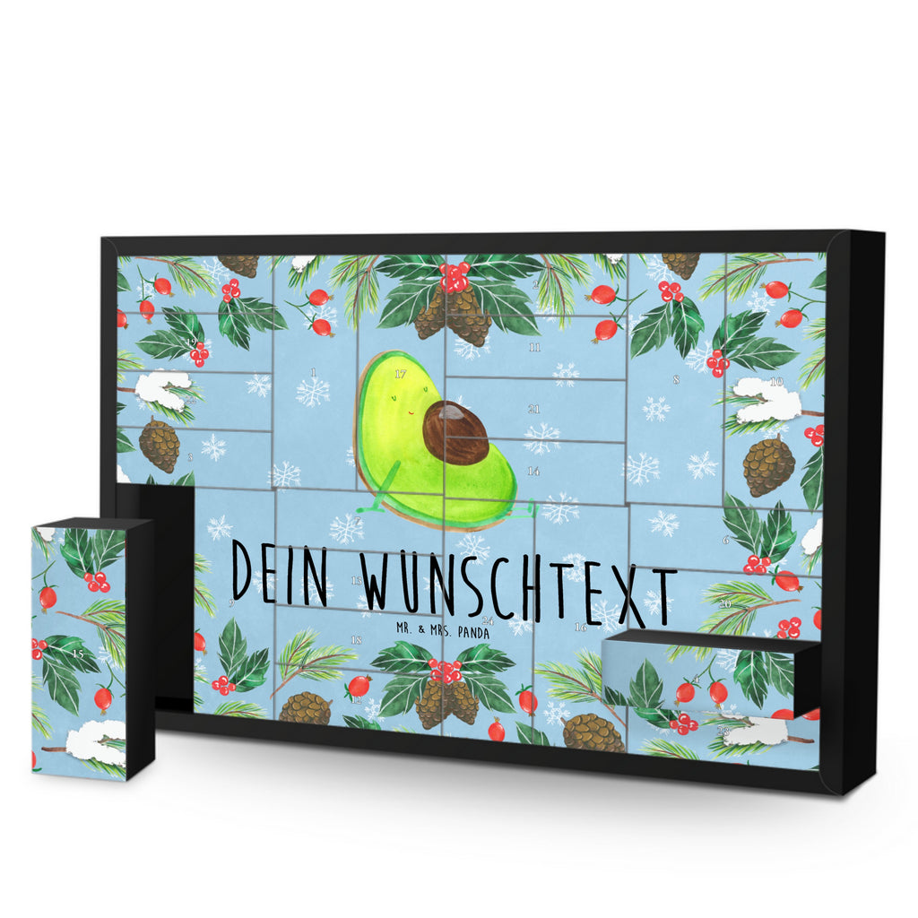 Personalisierter Befüllbarer Adventskalender Avocado Schwangerschaft Befüllbarer Adventskalender, Adventskalender zum selbst befüllen, Avocado, Veggie, Vegan, Gesund, schwanger, Schwangerschaft, Babyparty, Babyshower