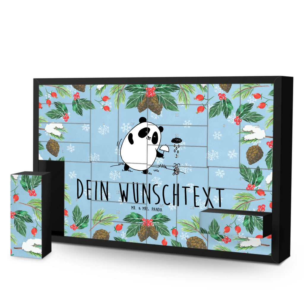 Personalisierter Befüllbarer Adventskalender Panda Zusammenhalt Befüllbarer Adventskalender, Adventskalender zum selbst befüllen