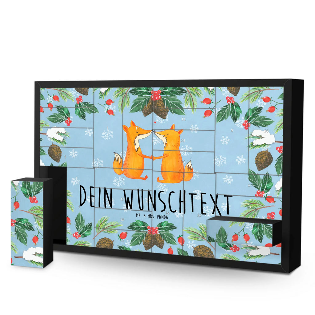 Personalisierter Befüllbarer Adventskalender Füchse Liebe Befüllbarer Adventskalender, Adventskalender zum selbst befüllen, Fuchs, Füchse, Fox, Liebe, Liebespaar, Paar, Partner, Freundin, Freund, Ehe, Verlobte, Ehemann, Ehefrau, Liebesbeweis