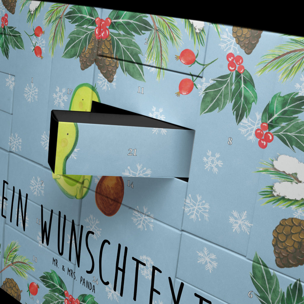 Personalisierter Befüllbarer Adventskalender Avocado Kern rollt Befüllbarer Adventskalender, Adventskalender zum selbst befüllen, Avocado, Veggie, Vegan, Gesund, Avocados, Schwanger, Geburt, Geburtstag, Säugling, Kind, erstes Kind, zur Geburt, Schwangerschaft, Babyparty, Baby, große Liebe, Liebe, Love