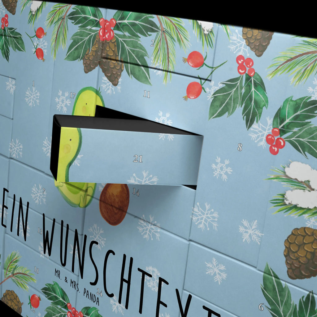 Personalisierter Befüllbarer Adventskalender Avocado Kern rollt Befüllbarer Adventskalender, Adventskalender zum selbst befüllen, Avocado, Veggie, Vegan, Gesund, Avocados, Schwanger, Geburt, Geburtstag, Säugling, Kind, erstes Kind, zur Geburt, Schwangerschaft, Babyparty, Baby, große Liebe, Liebe, Love