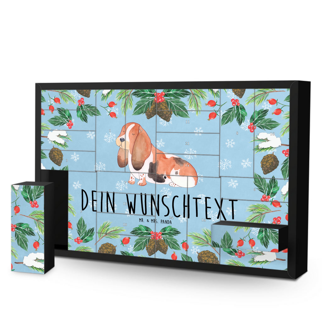 Personalisierter Befüllbarer Adventskalender Hund Basset Hound Befüllbarer Adventskalender, Adventskalender zum selbst befüllen, Hund, Hundemotiv, Haustier, Hunderasse, Tierliebhaber, Hundebesitzer, Sprüche, Basset Hound, Basset, Hundeliebe, kinderlos