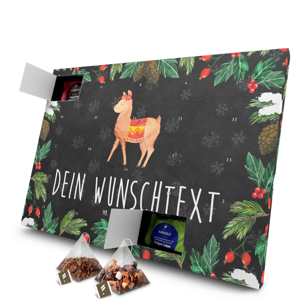 Personalisierter Tee Adventskalender Alpaka Stolz Personalisierter Tee Adventskalender, Alpaka, Lama