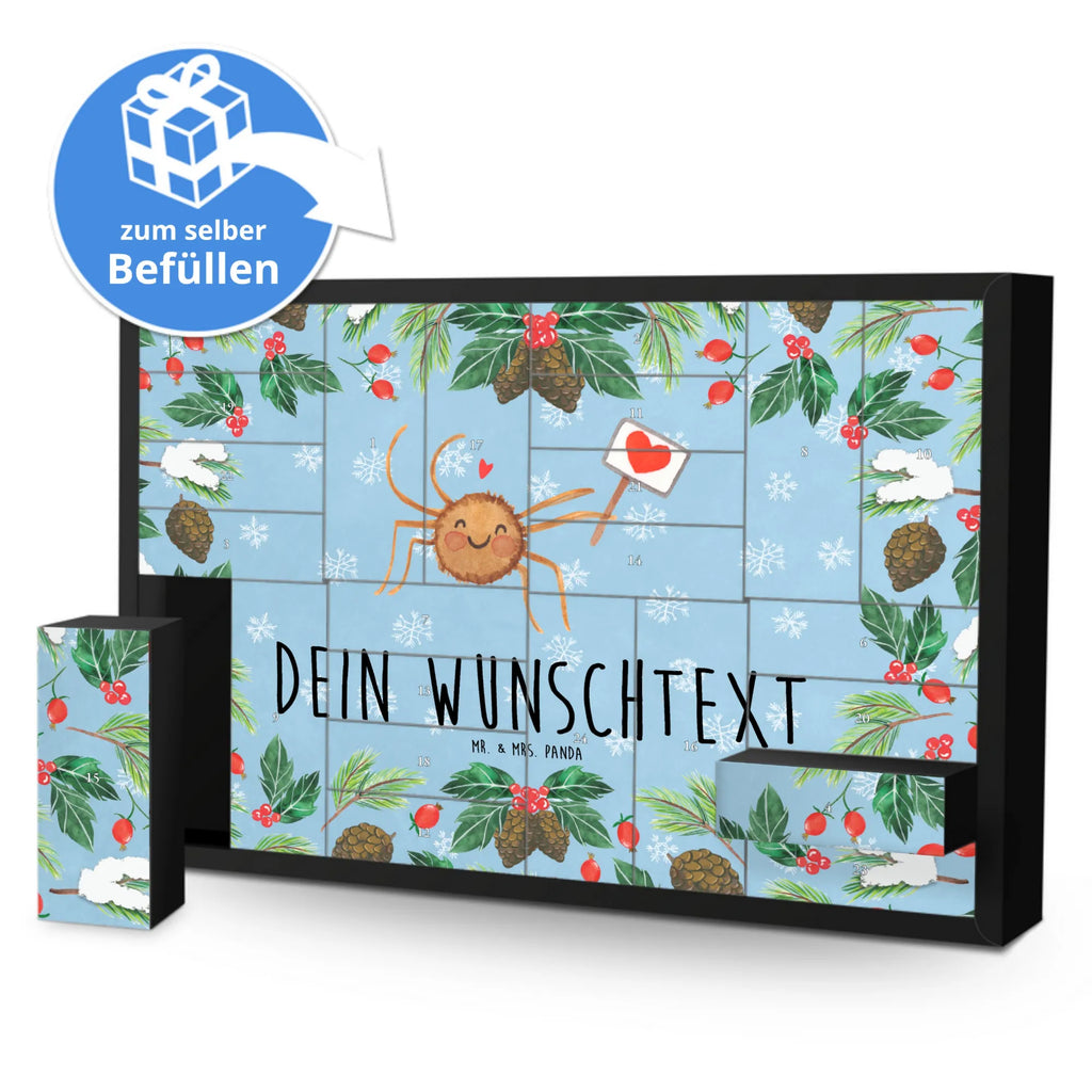 Personalisierter Befüllbarer Adventskalender Spinne Agathe Motivation Befüllbarer Adventskalender, Adventskalender zum selbst befüllen, Spinne Agathe, Spinne, Agathe, Videos, Merchandise, Motivation, Glück, Liebe, Vertrauen, Dankeschön