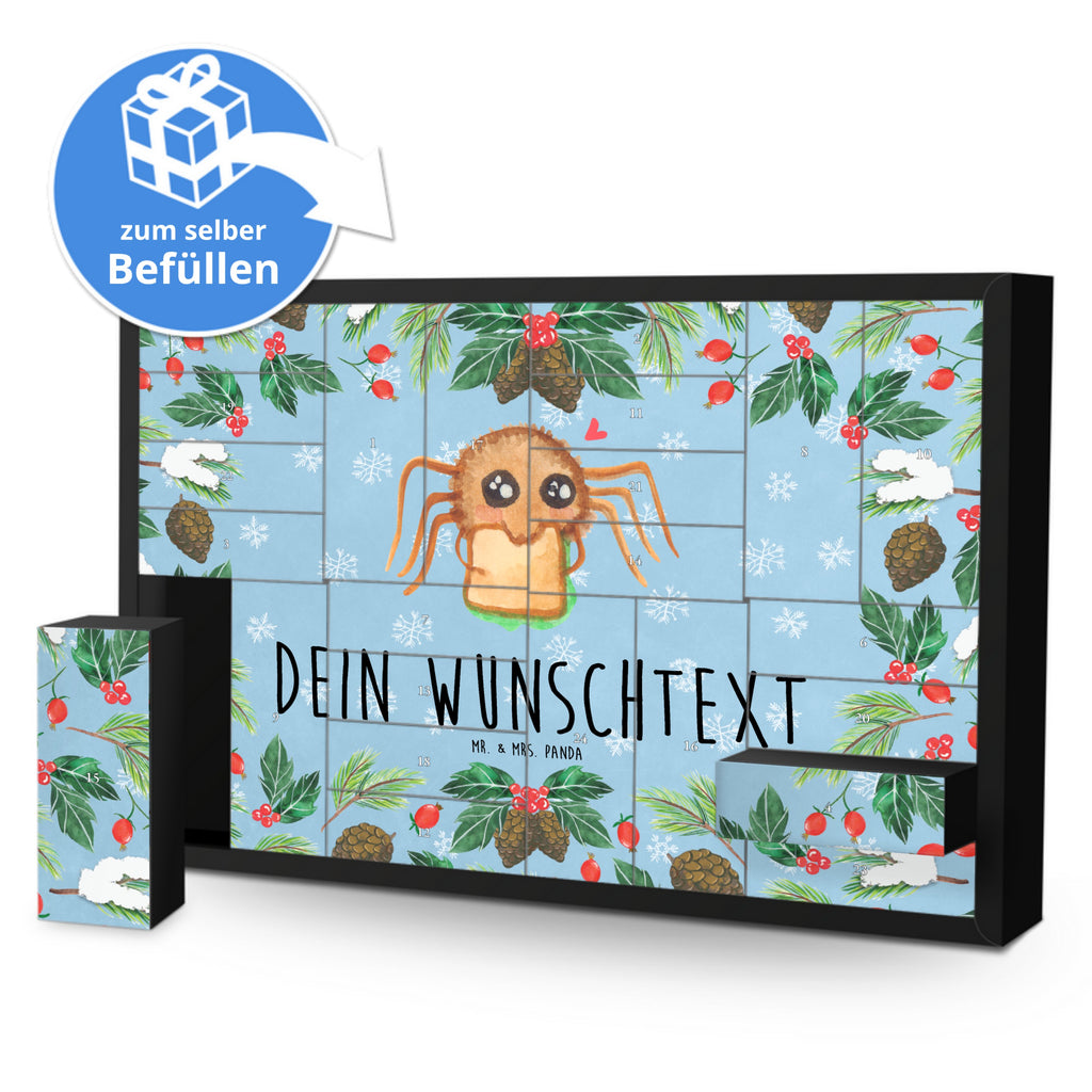 Personalisierter Befüllbarer Adventskalender Spinne Agathe Sandwich Befüllbarer Adventskalender, Adventskalender zum selbst befüllen, Spinne Agathe, Spinne, Agathe, Videos, Merchandise, Glück, Mut, Hungrig, Verfressen, Lebensfreude, Alles wird gut, Hunger