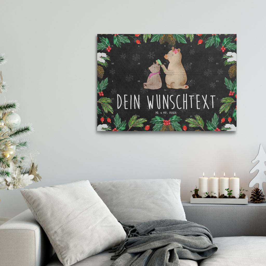 Personalisierter Tee Adventskalender Bär Kind Personalisierter Tee Adventskalender, Familie, Vatertag, Muttertag, Bruder, Schwester, Mama, Papa, Oma, Opa, Geschenk, Mutti, Mutter