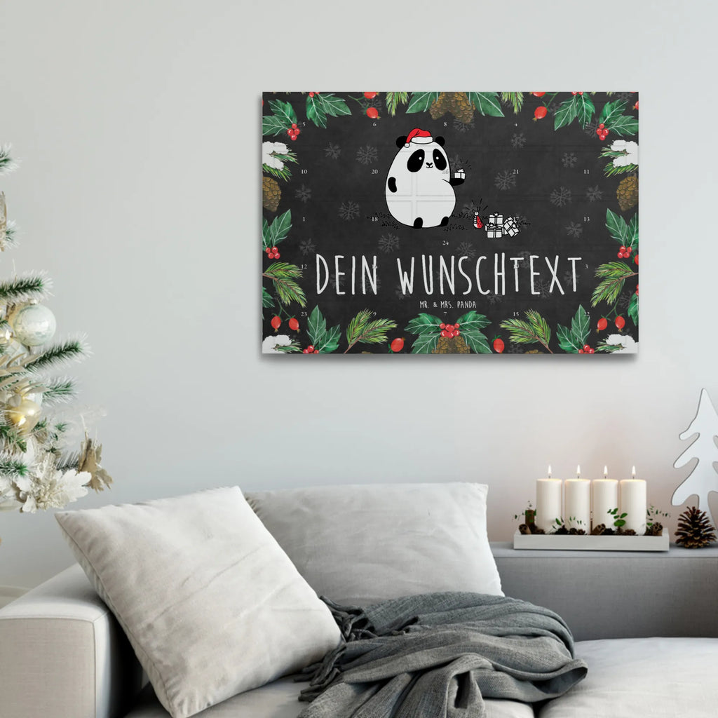 Personalisierter Tee Adventskalender Panda Weihnachtsgeschenk Personalisierter Tee Adventskalender