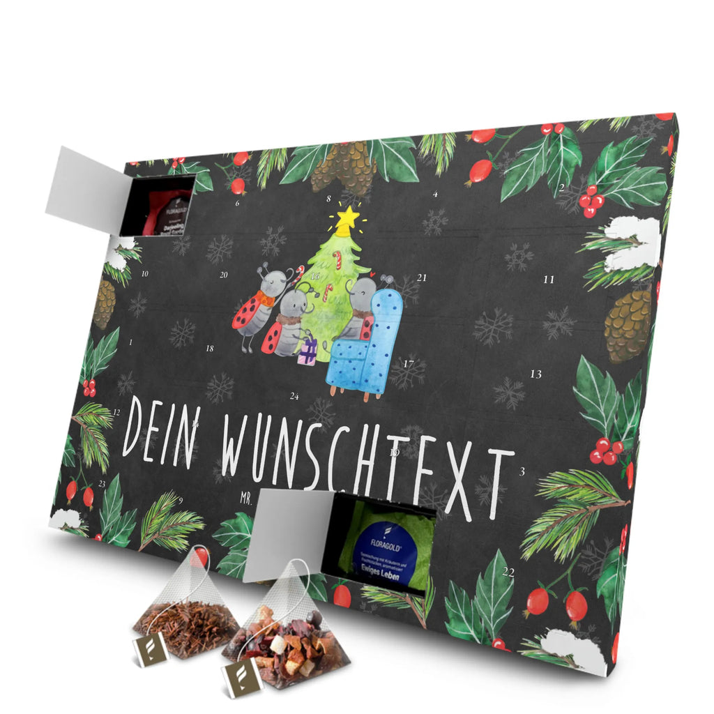 Personalisierter Tee Adventskalender Weihnachten Smörle Personalisierter Tee Adventskalender, Winter, Weihnachten, Weihnachtsdeko, Nikolaus, Advent, Heiligabend, Wintermotiv, Weihnachtsbaum, Geschenk, Pfefferminzstange, Tannennadeln